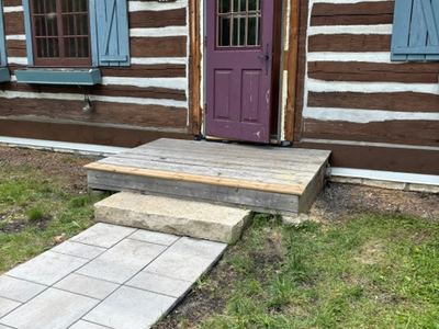 Lisse de rive d’une maison de bois rond — photo 2