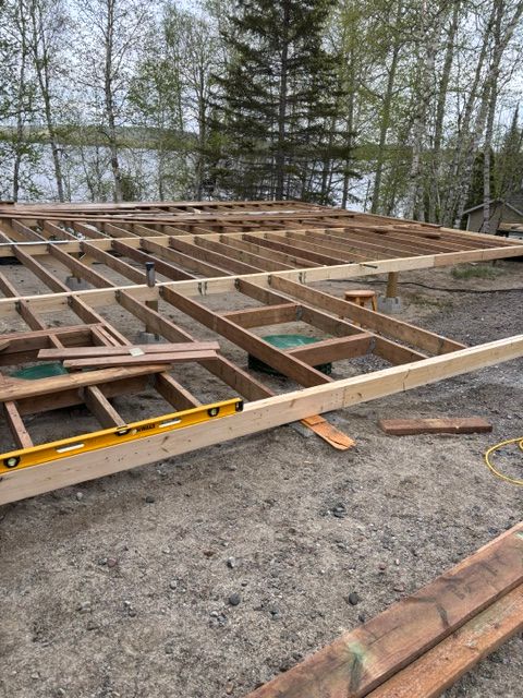 La structure en construction