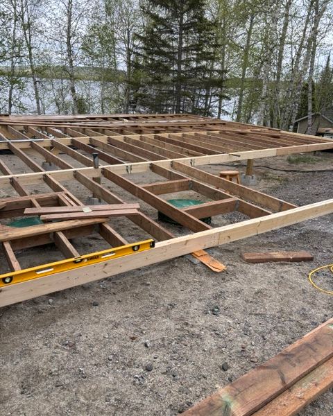 La structure en construction